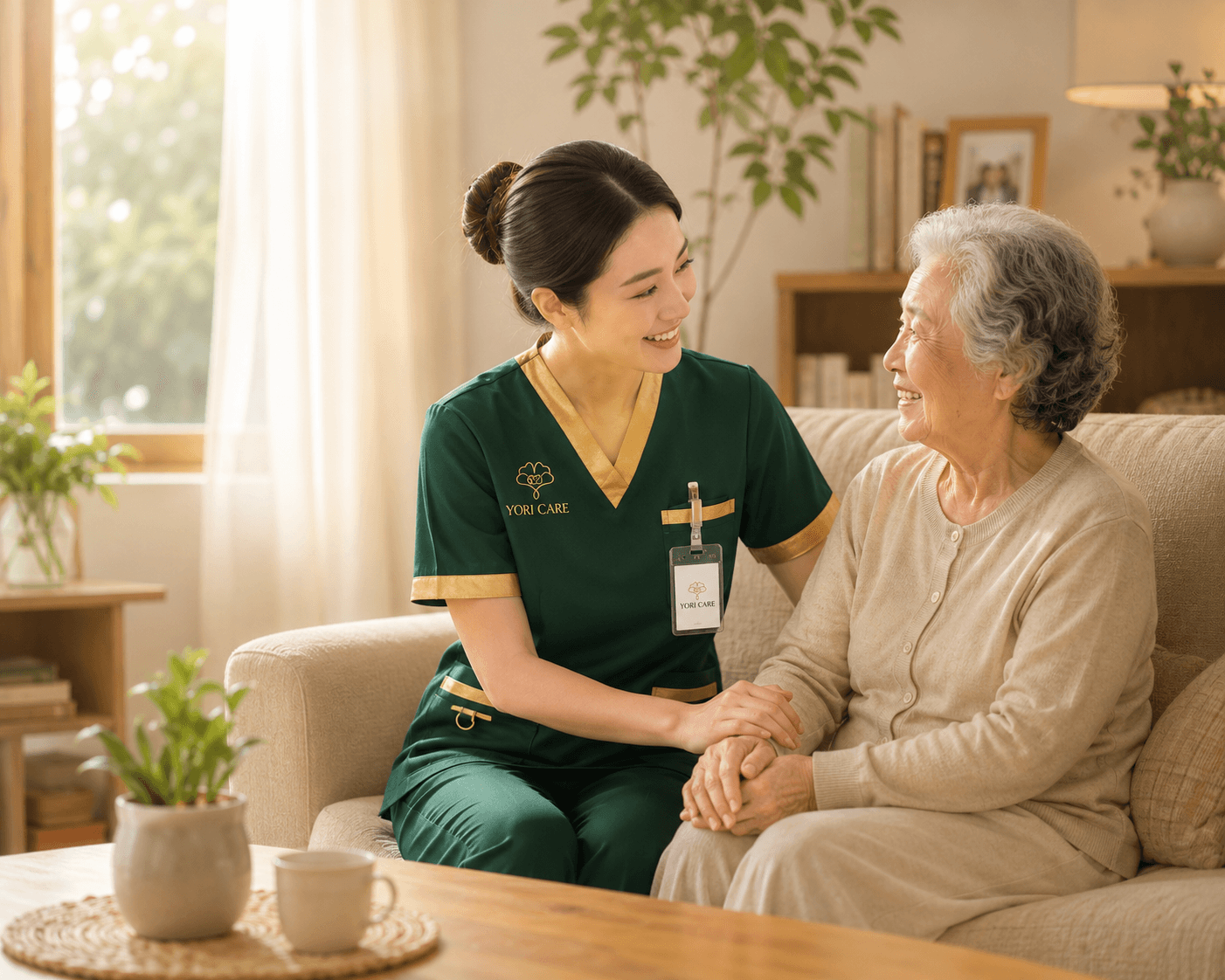 Kỹ thuật viên Yori Care đồng hành cùng người cao tuổi